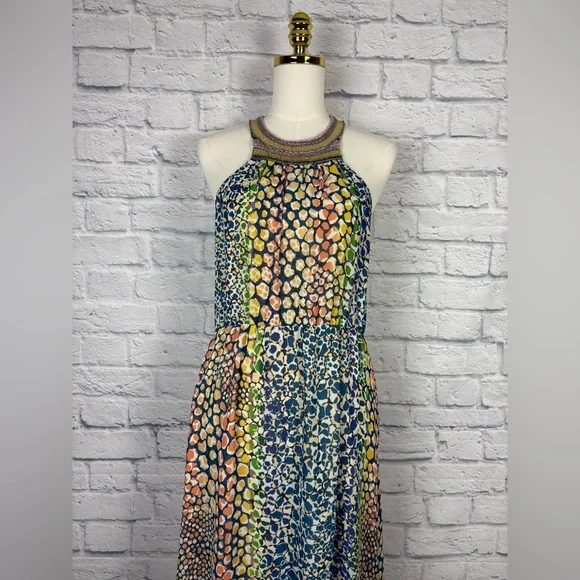 Anthropologie HD in Paris Mayacamas Maxi Dress Size 6 - Picture 4 of 8